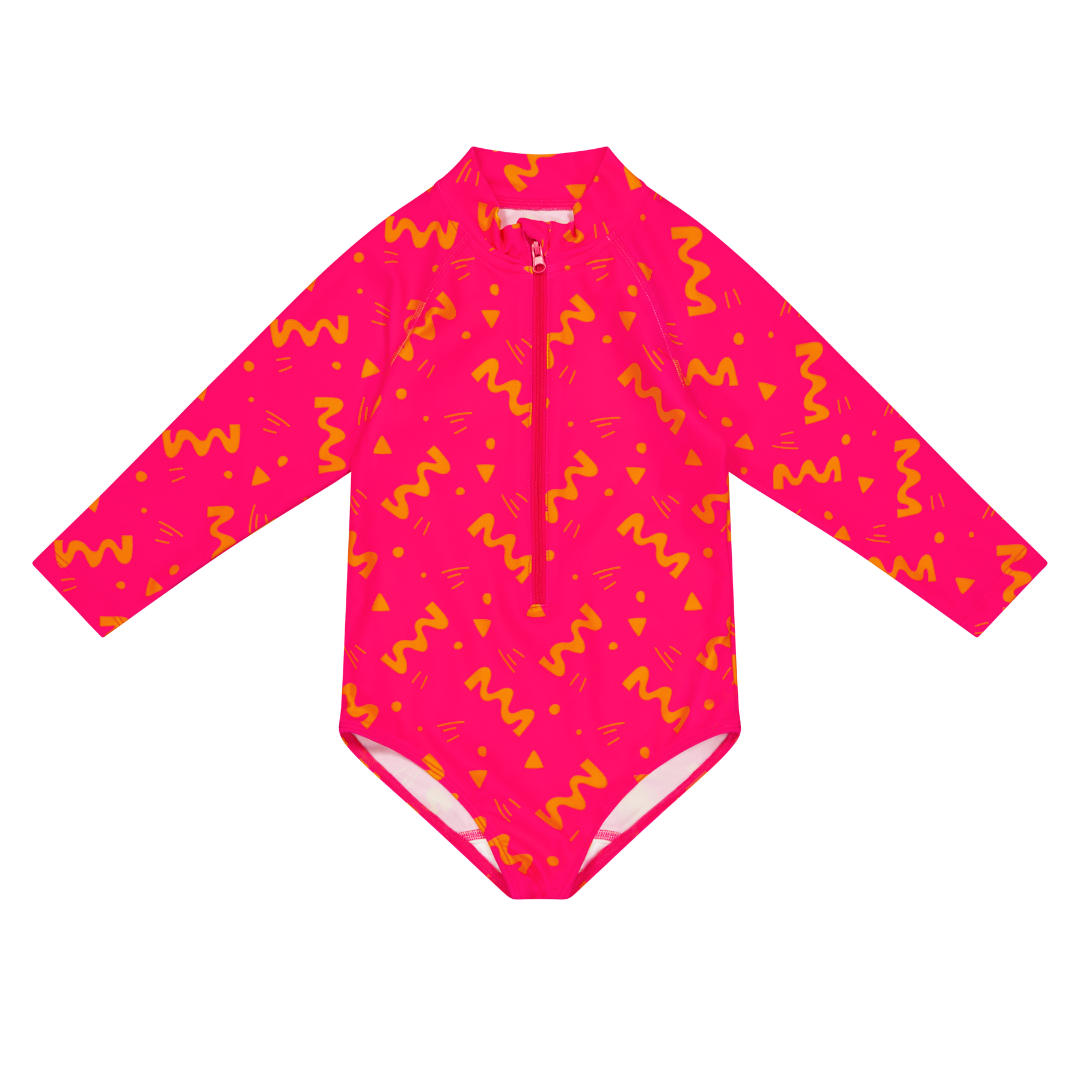 Girls Zipsuit + Towel