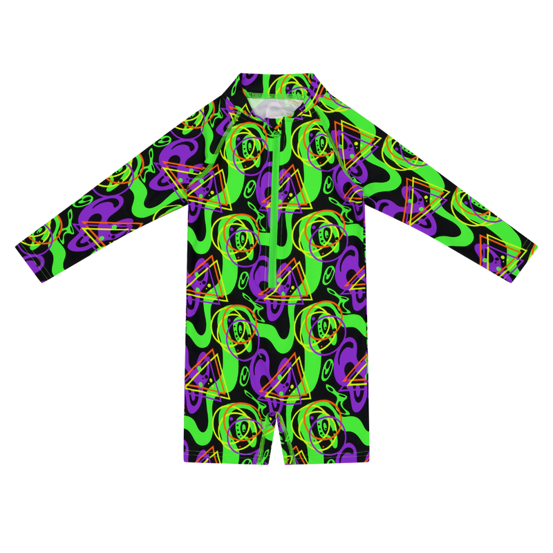 Unisex Surf Suit - Groovy Green