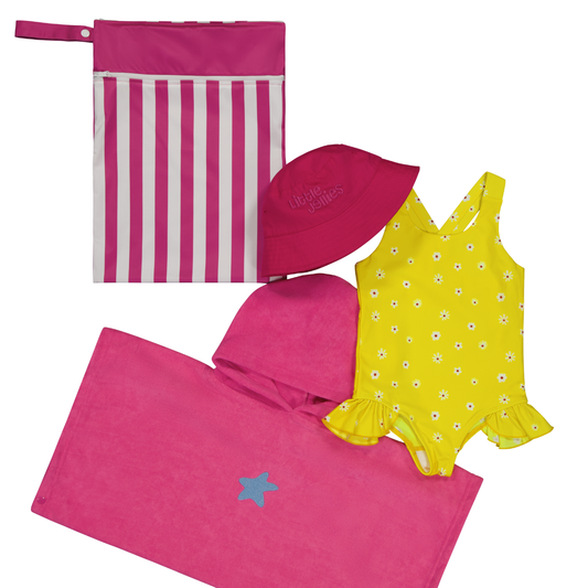 Girls One Piece + Towel
